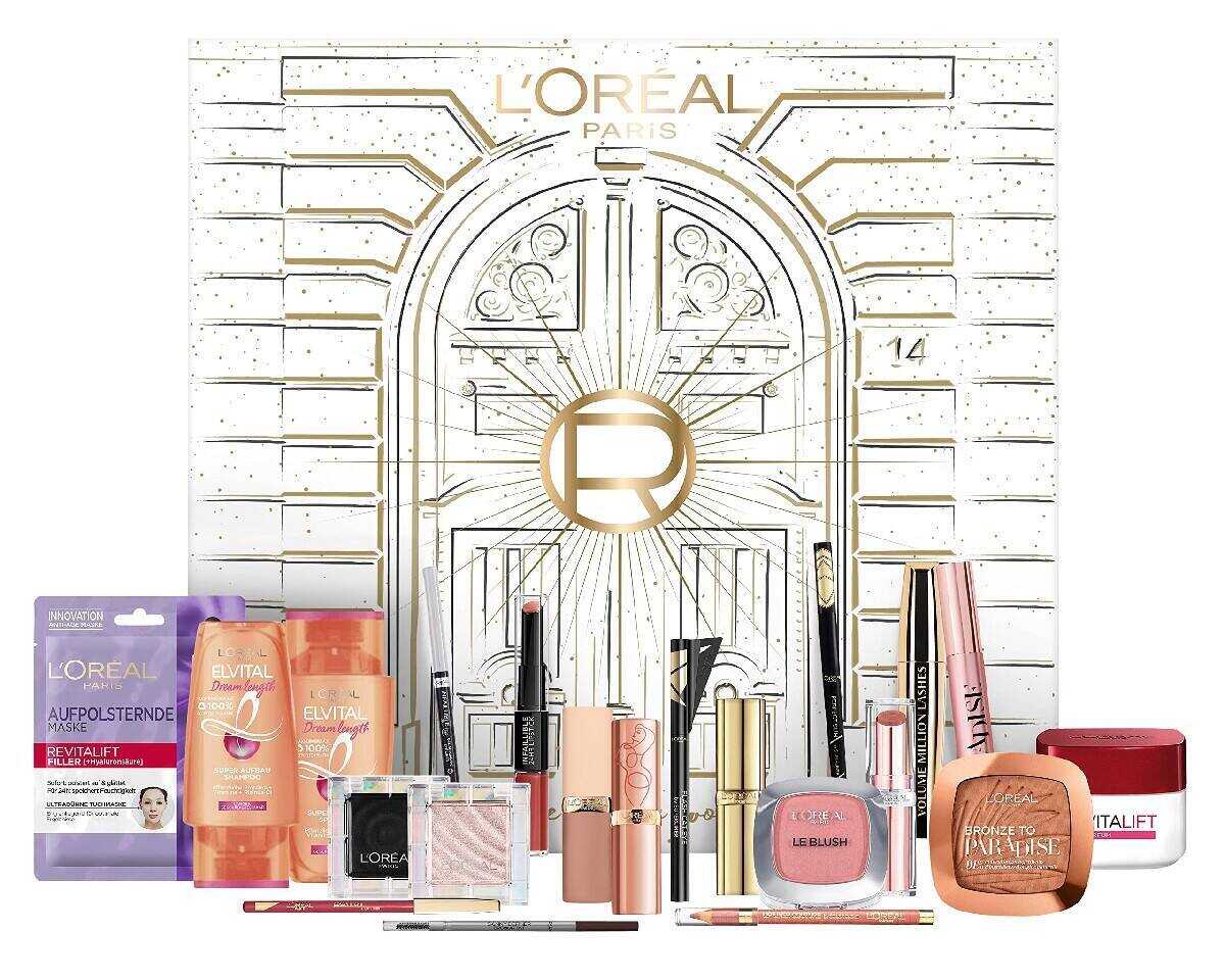 2022 Paris Advent calendar, cosmetics behind 24 doors, new beauty products every day for Christmas, - Aanythingby Clearance