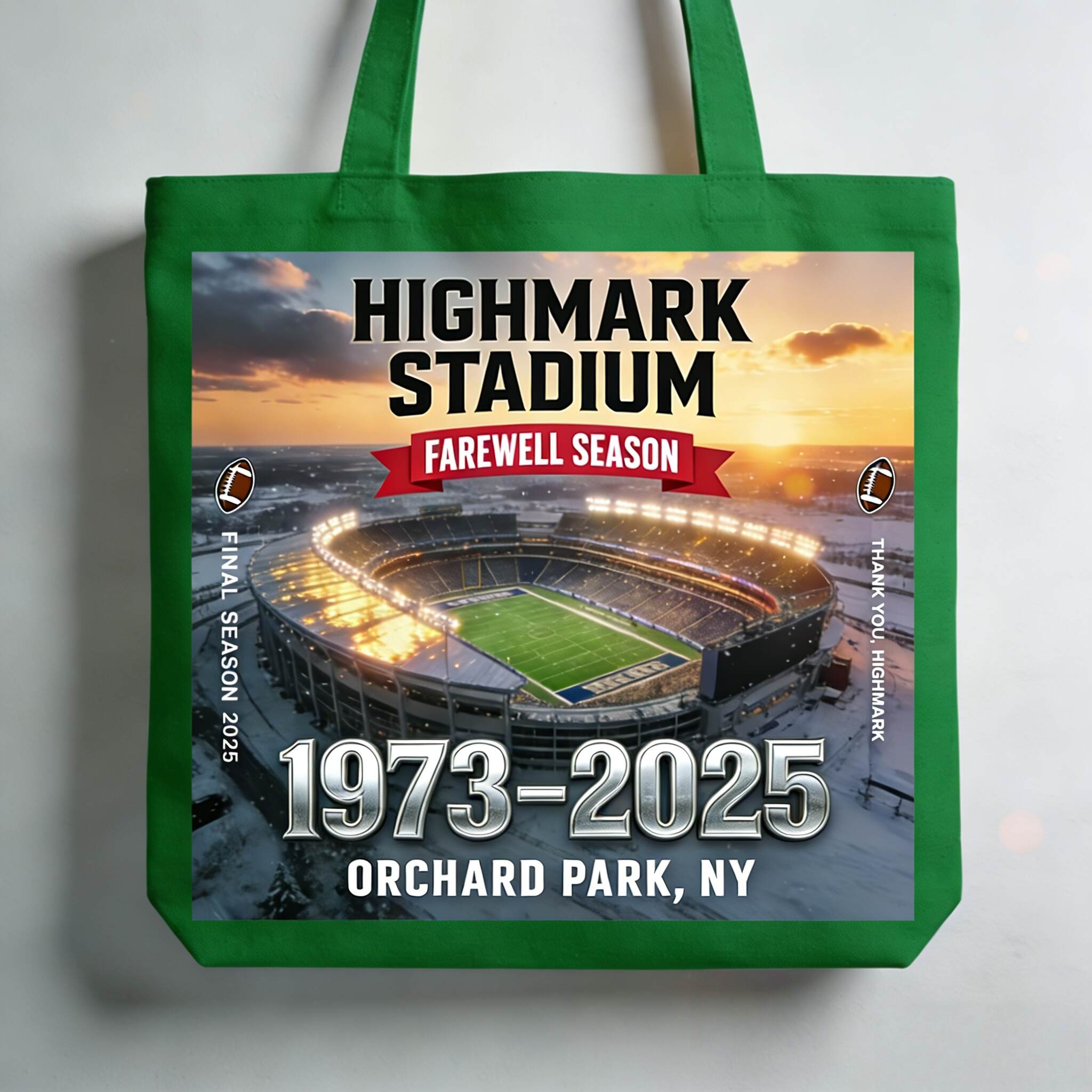 Highmark Stadium Final Season Memorial Tote