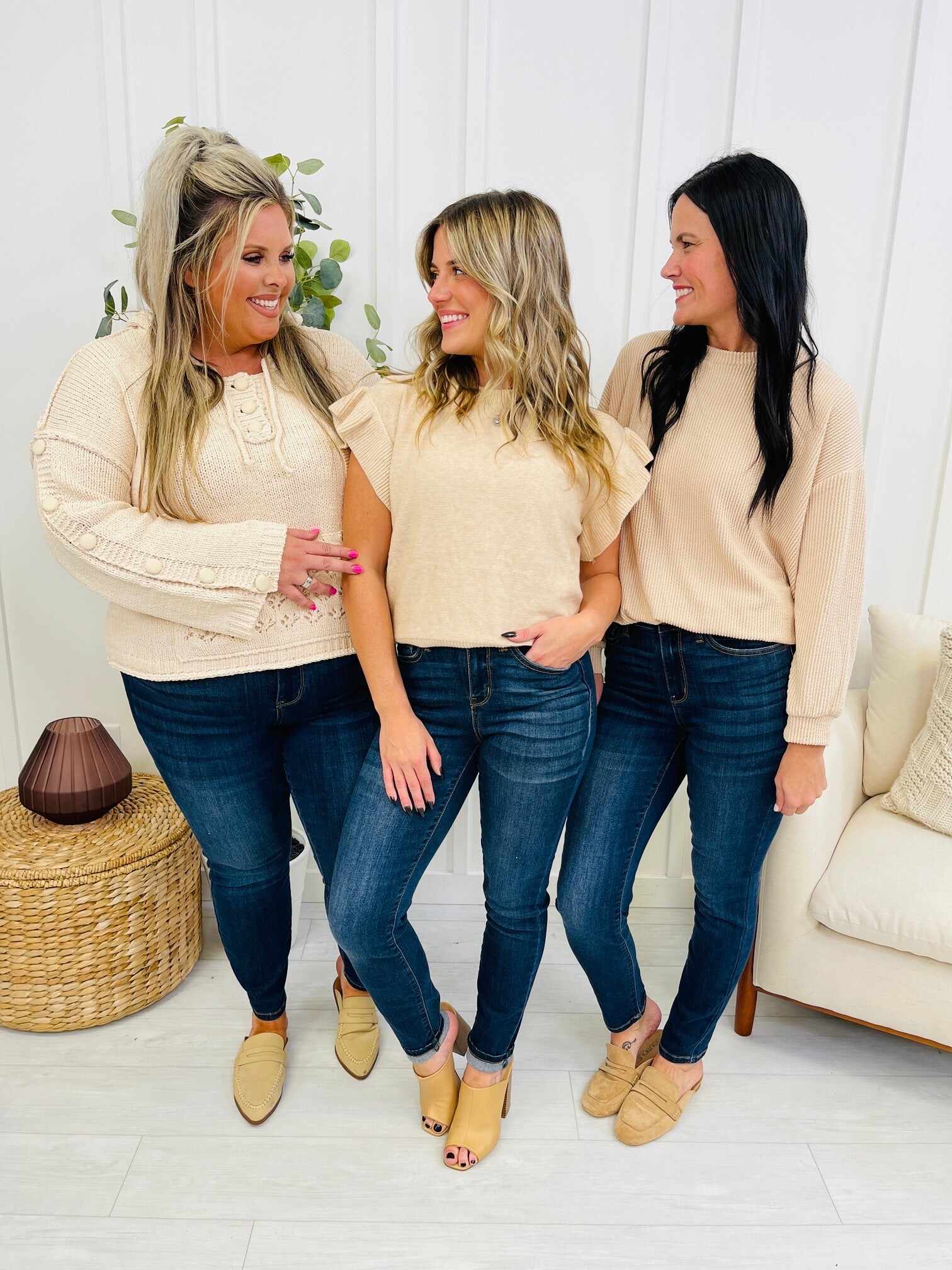 Mid Rise Plus/Reg Everyday Essential Relaxed Fit Jeans - Multiple Inseams!