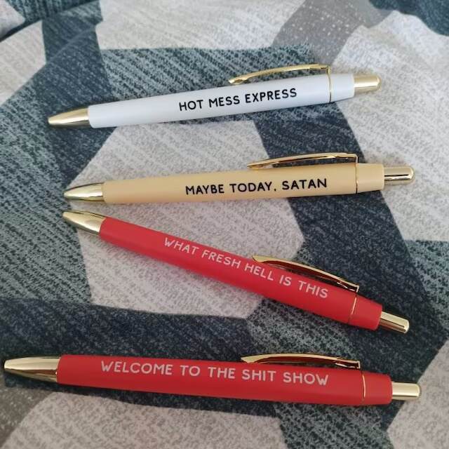 Welcome To The Shit Show Pen Set | Funny Gift