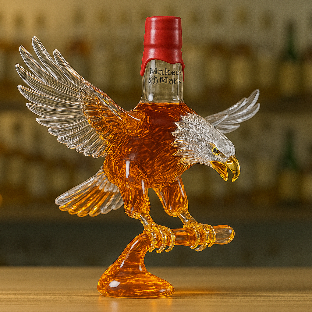 Bald Eagle Whiskey Bottle