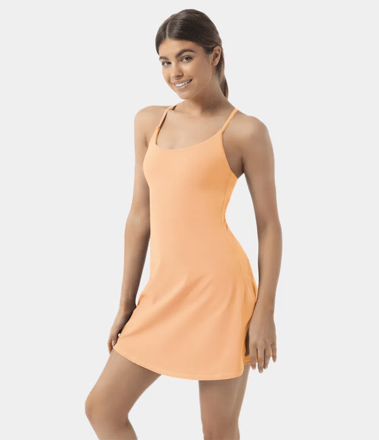 🔥Flash Sale🔥Softlyzero Plush Backless Active Dress-Easy Peezy