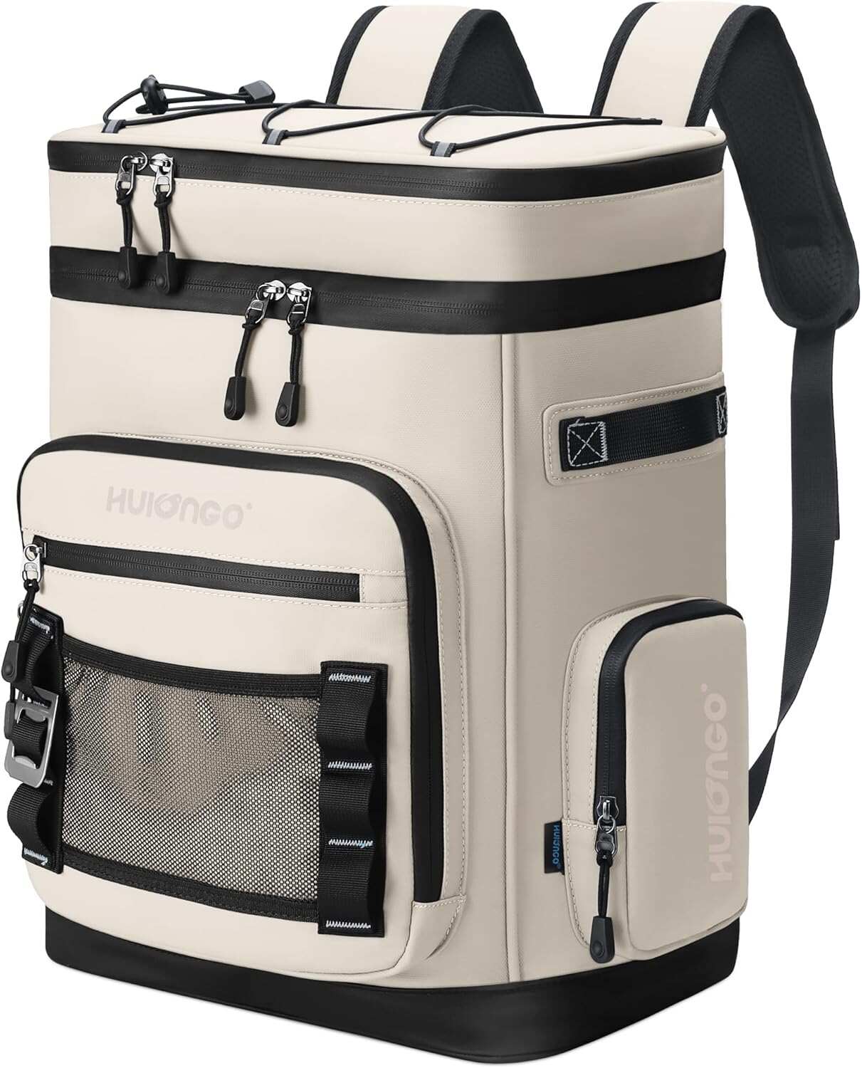Hulongo Large Waterproof Insulated Cooler Backpack for Men & Women, Leak Proof Cooler Backpack for Camping, Beach, Fishing, Picnic, Travel, Outdoor, 30L, 48Cans