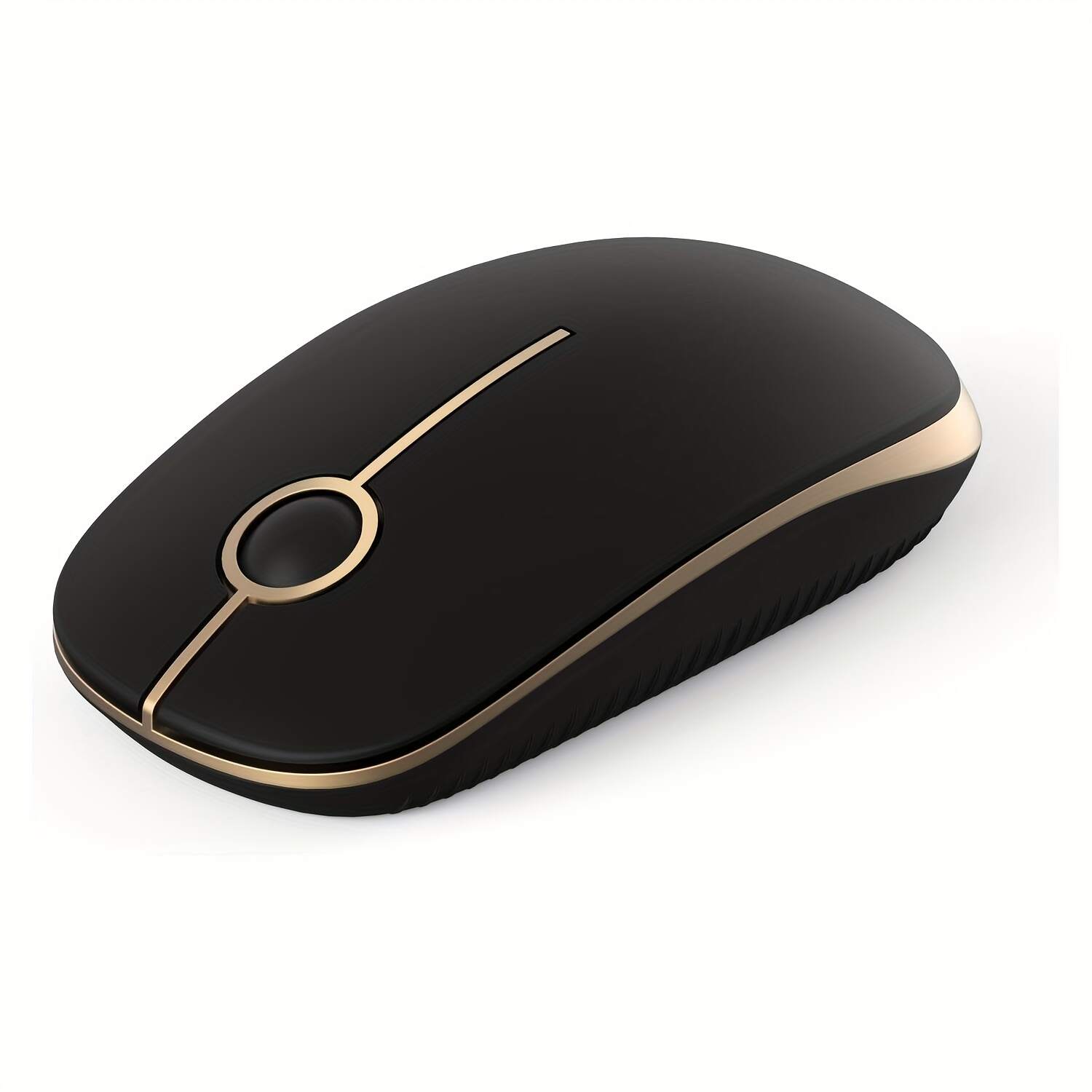 2.4G Wireless Mouse with Nano Receiver - Slim Ergonomic Optical mouse, Quiet Clicks, DPI, Plug & Play, Compatible with PC, Laptop, Mac, Tablet - Gradient Orange to Mint Green (Battery-Powered, AA Not Included) - Ideal for Office, Gaming, Streaming, Office