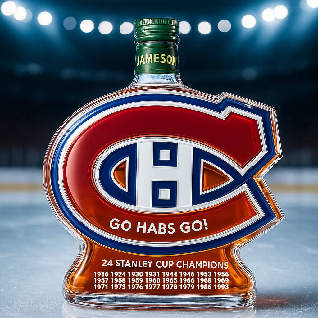 Montreal Canadiens Honor Whisky Bottle
