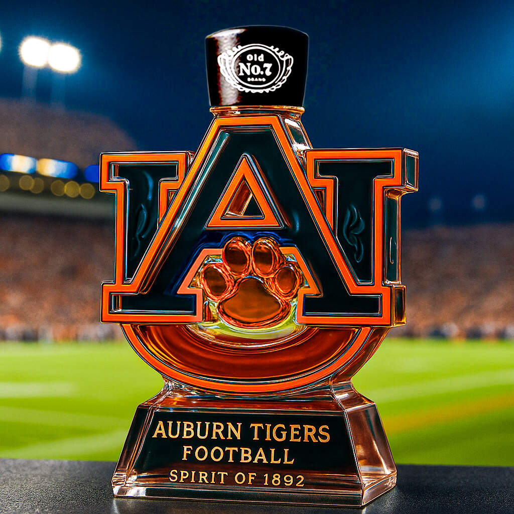 Auburn Tigers Football – Spirit of 1892 Collectible Whiskey Bottle