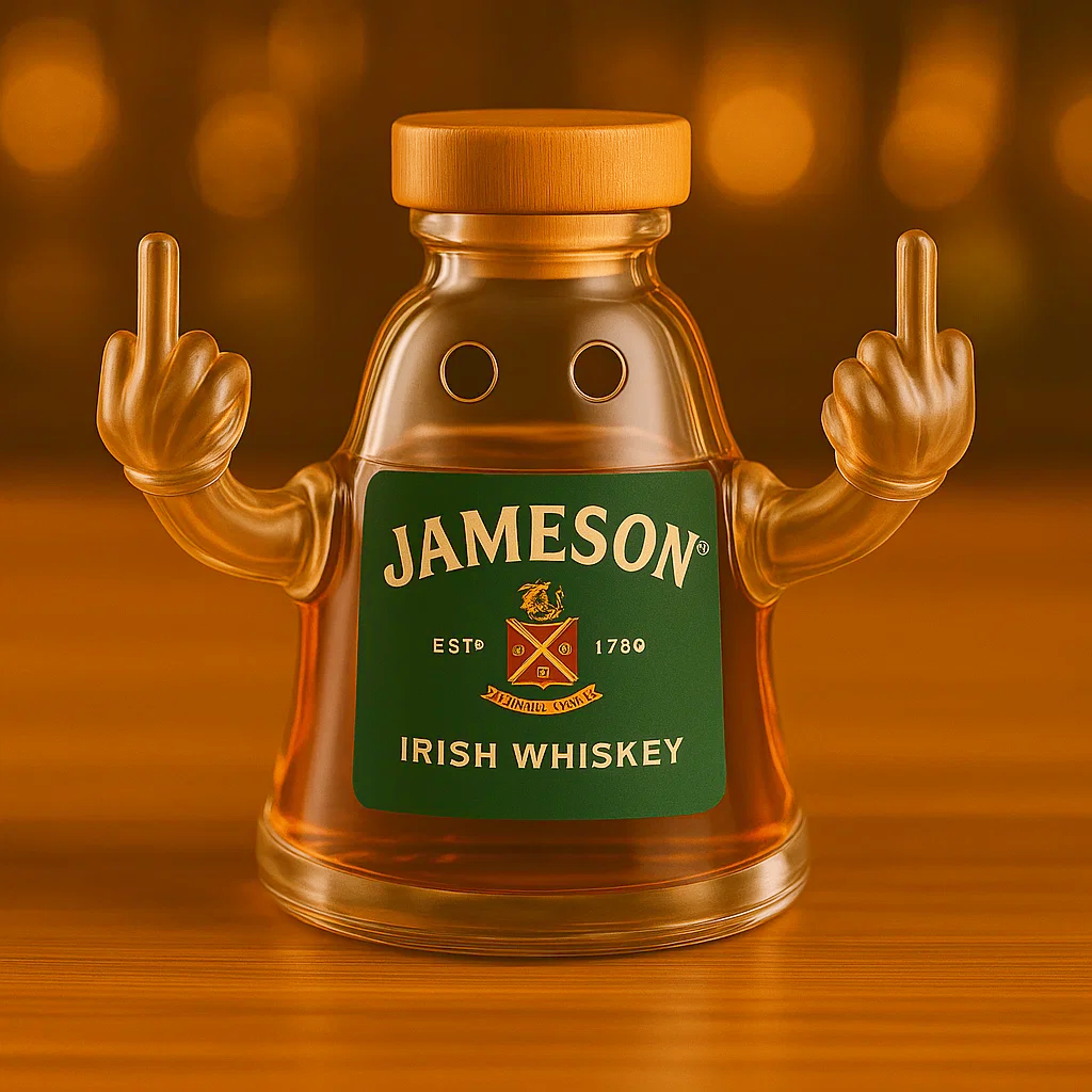 Ghost Bottle of the Middle Finger