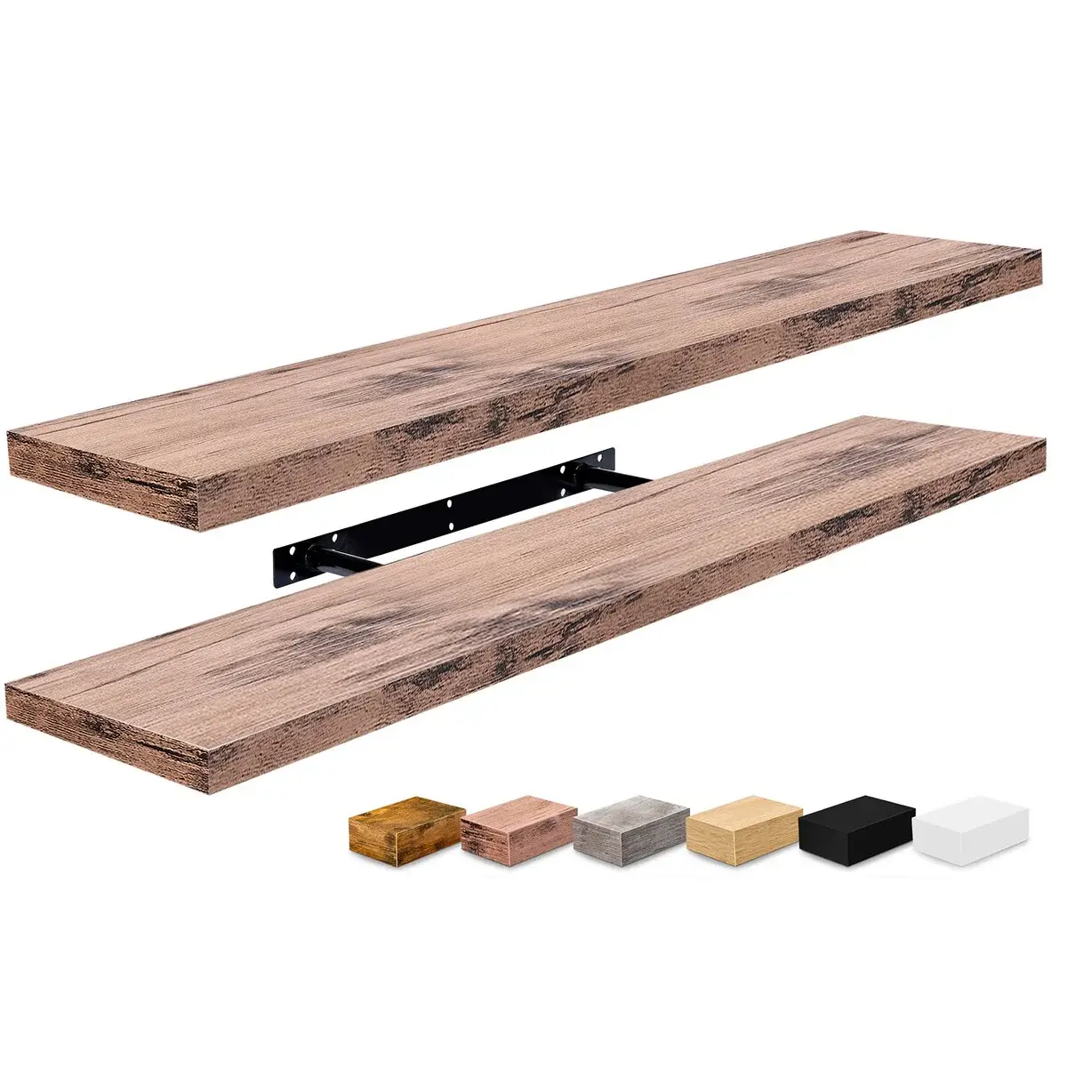 Sorbus Long Floating Shelves for Wall Set of 2 - 35