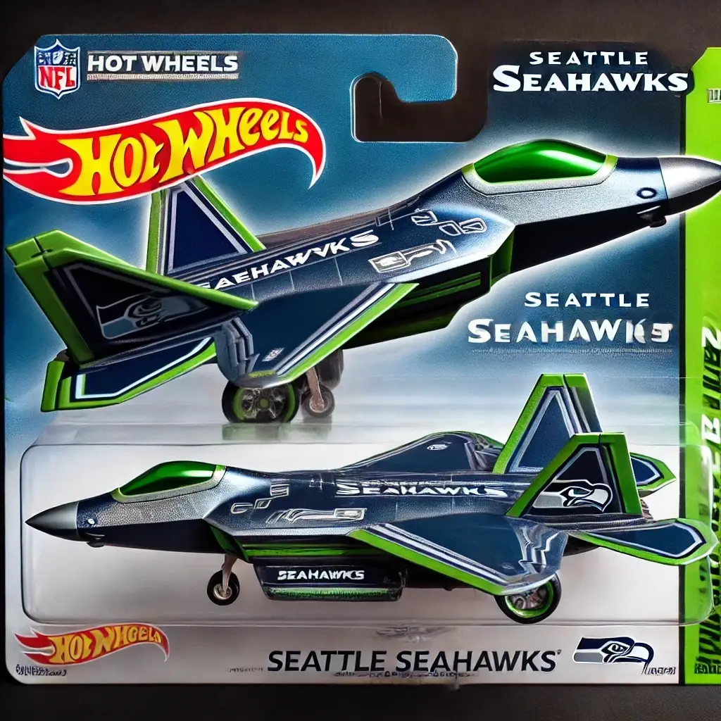 Hot Wheels x NFL F-22 Fighter