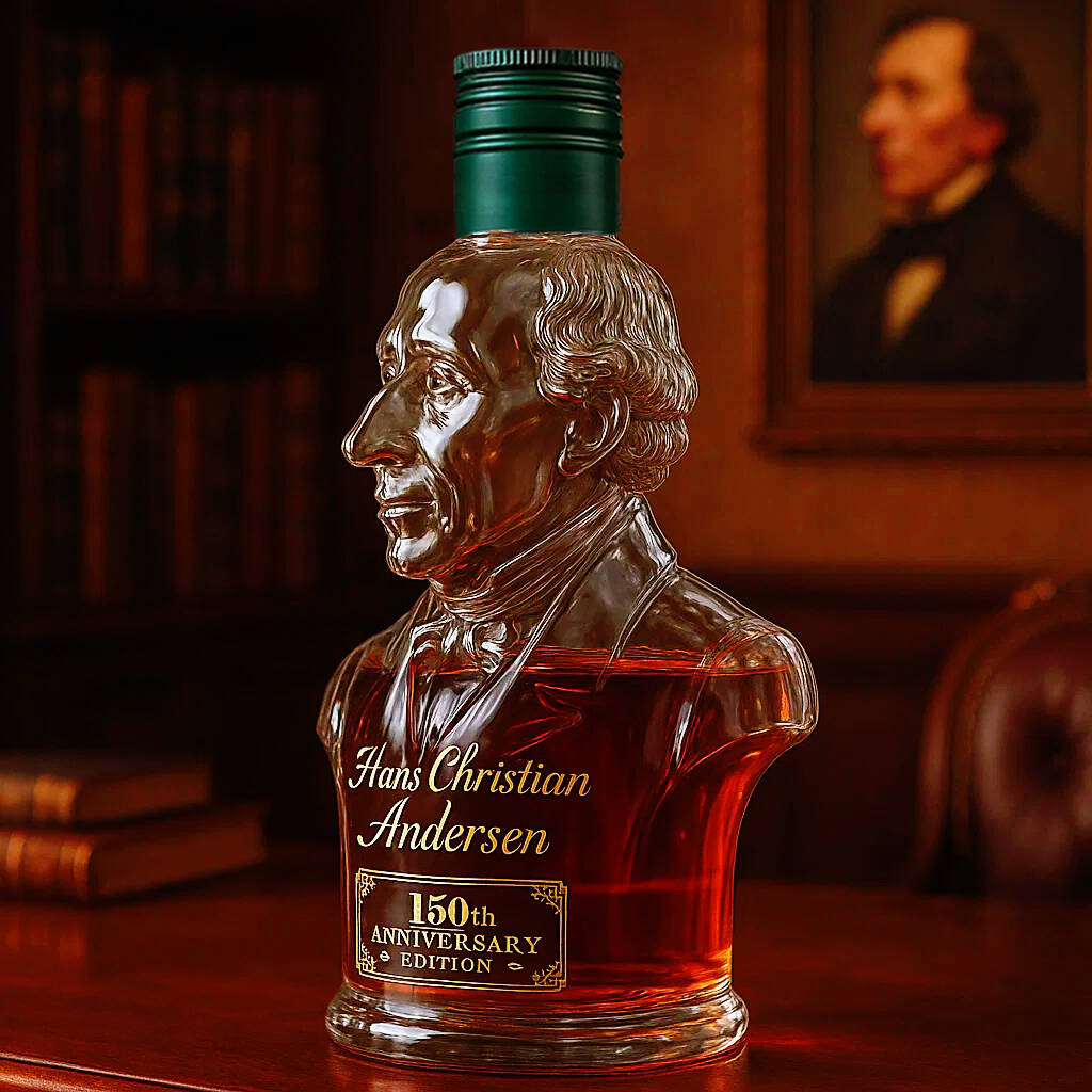 Hans Christian Andersen 150th Anniversary Whisky Bottle