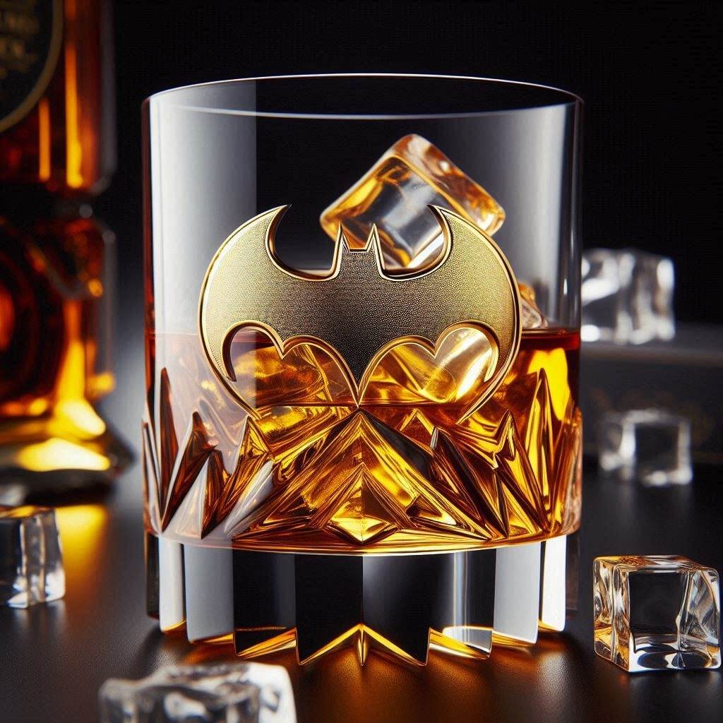 Batman Whiskey Glass