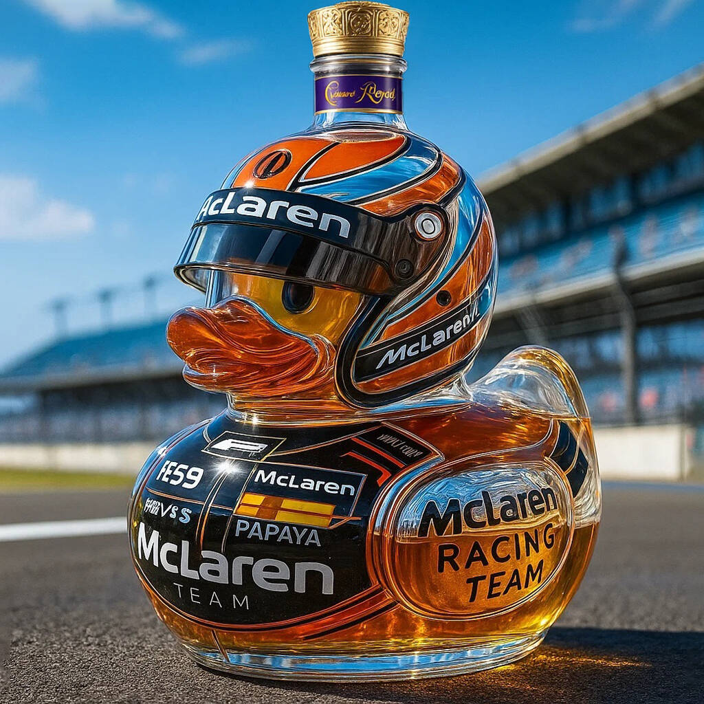 F1 Duck Whisky Bottle