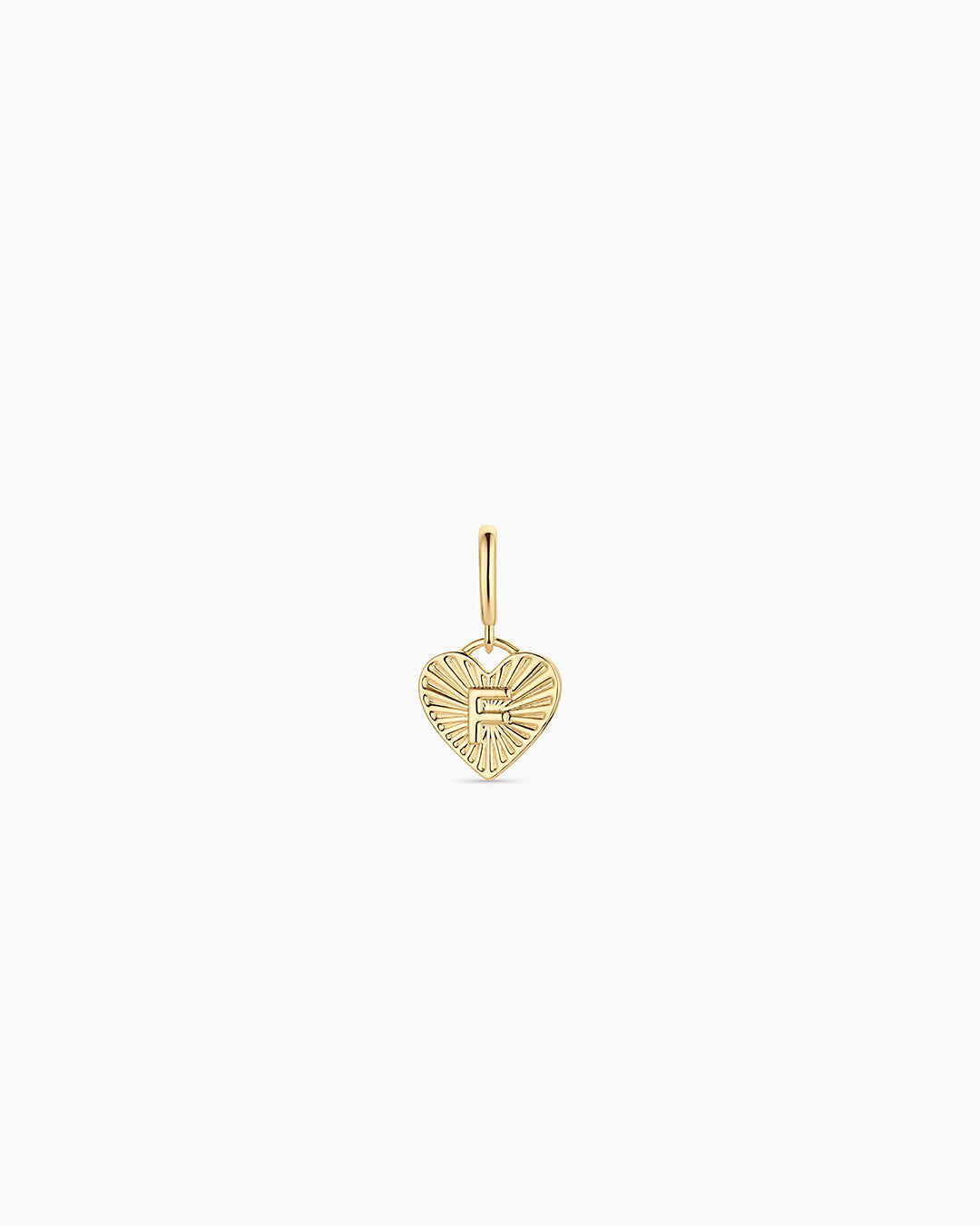 Vintage Heart Alphabet Parker Charm