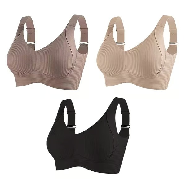 🎁Buy 1 Get 3 Packs🔥Women's Ribbed Adjustable Wireless Bra
