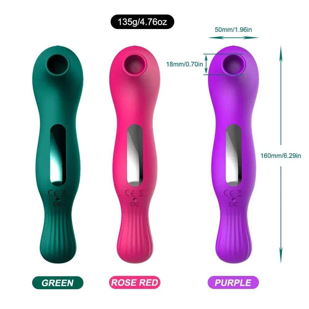 Powerful Sucking Vibrator with Vacuum Suction