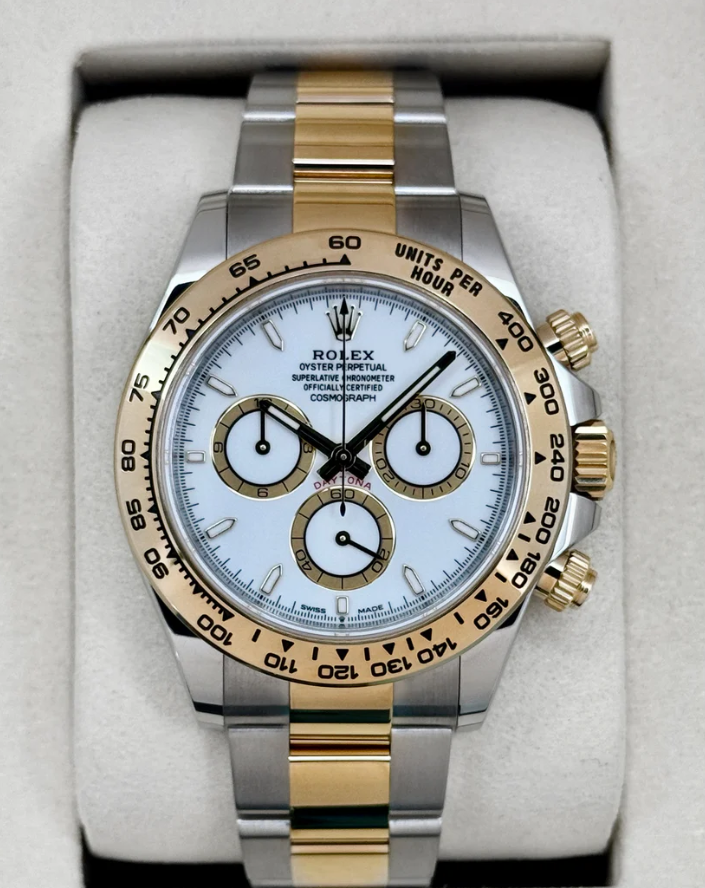 2025 Rolex Daytona 40mm 126503 Two-Tone White Dial