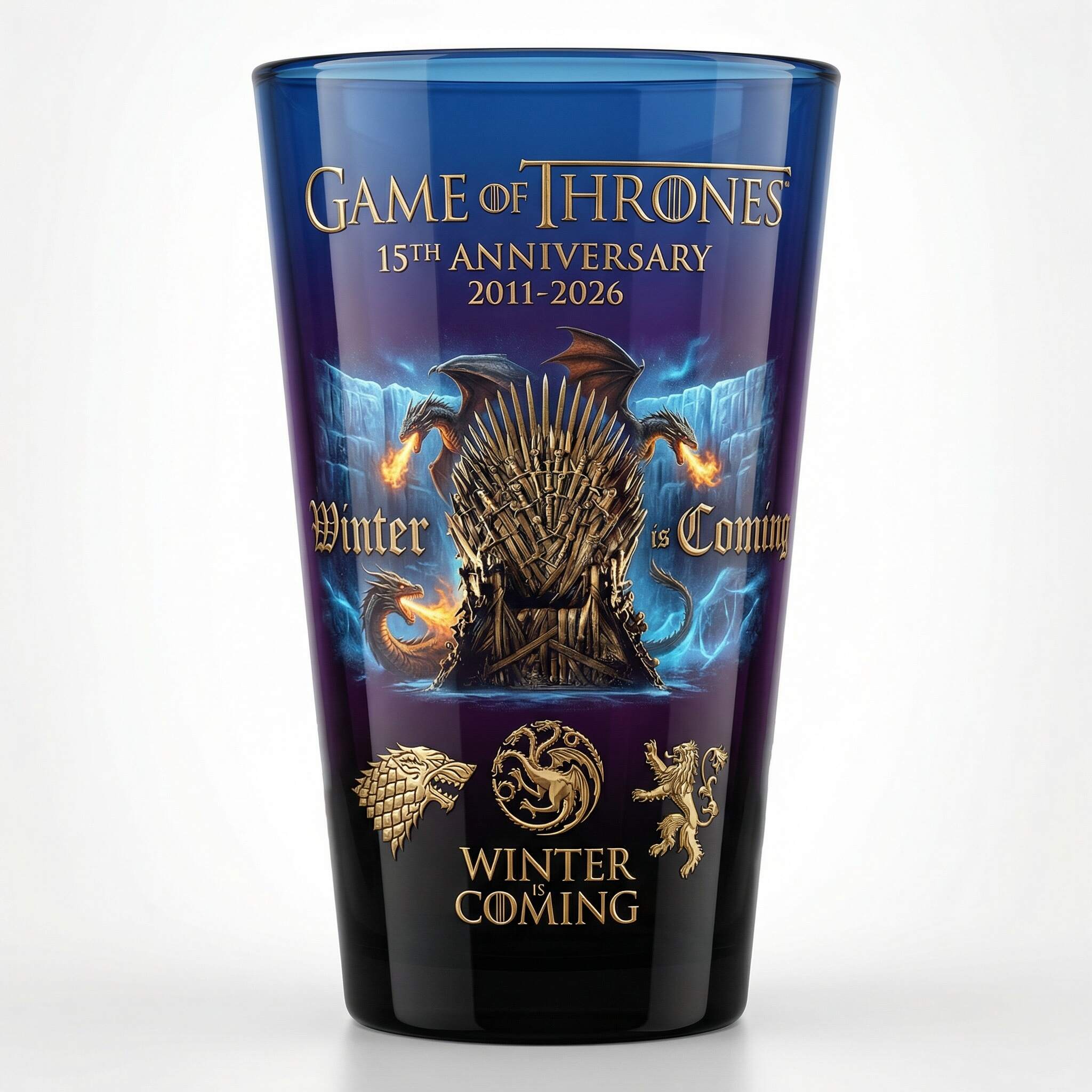 Game of Thrones 15th Anniversary Commemorative Pint Glass