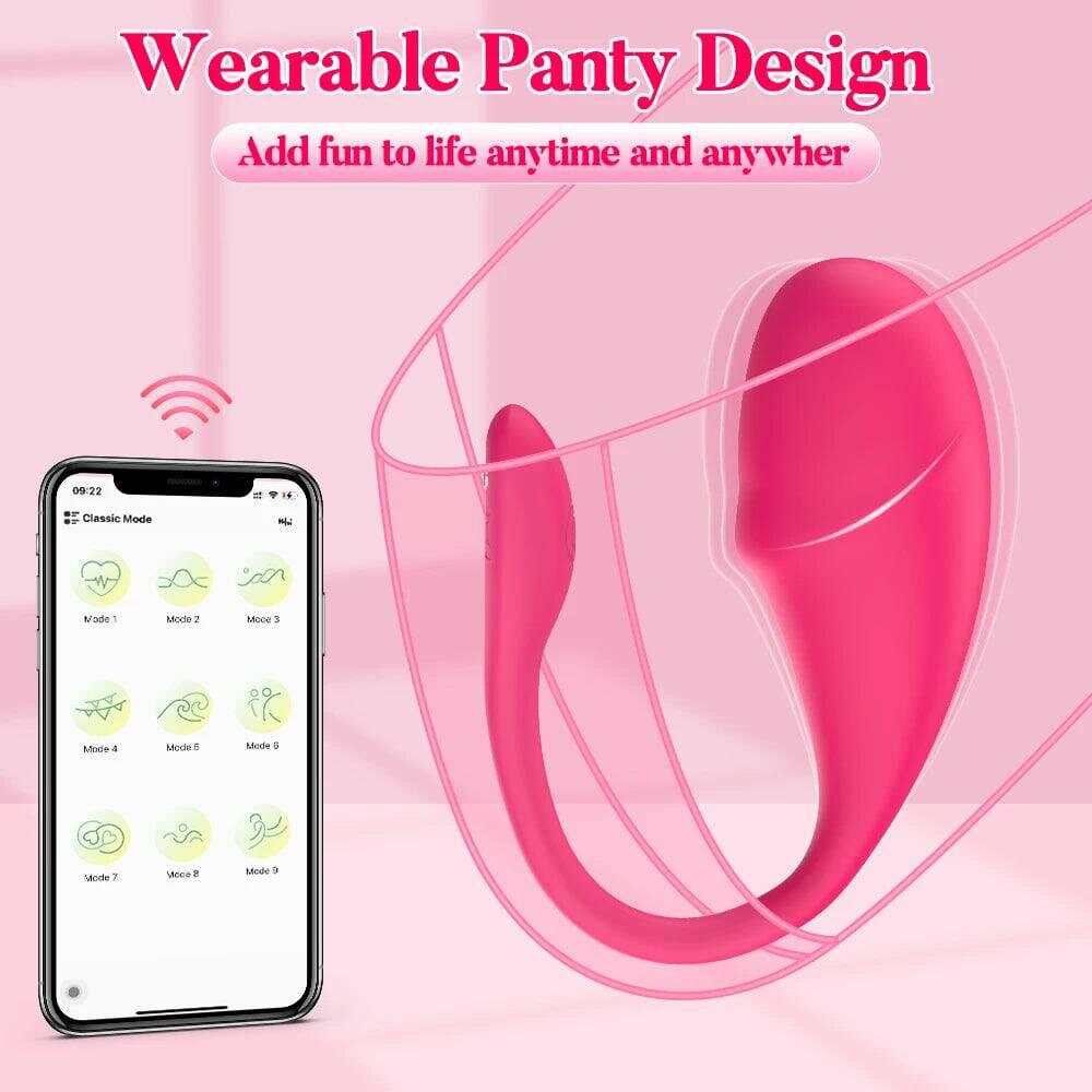 Bluetooth G-Spot Vibrator: Wearable Egg Stimulator for Women