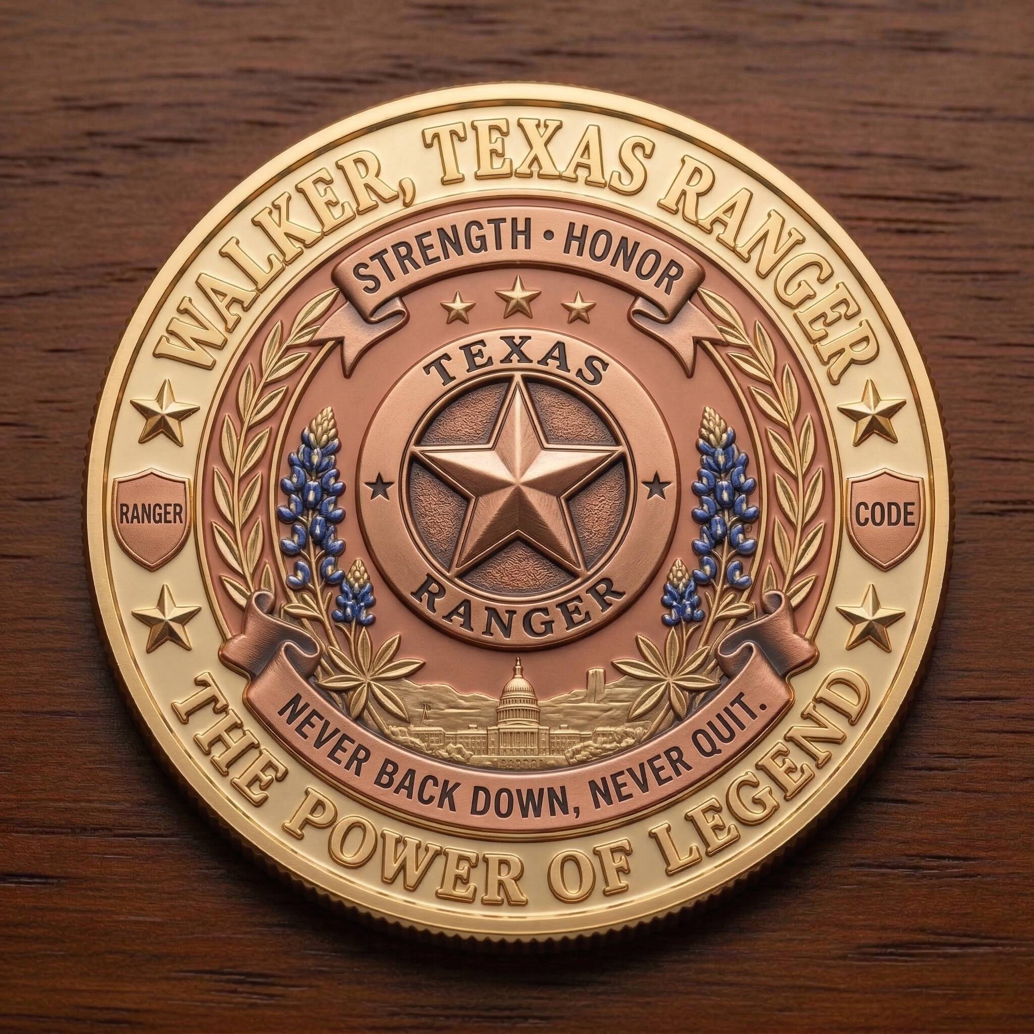 Chuck Norris Legends Memorial Coin