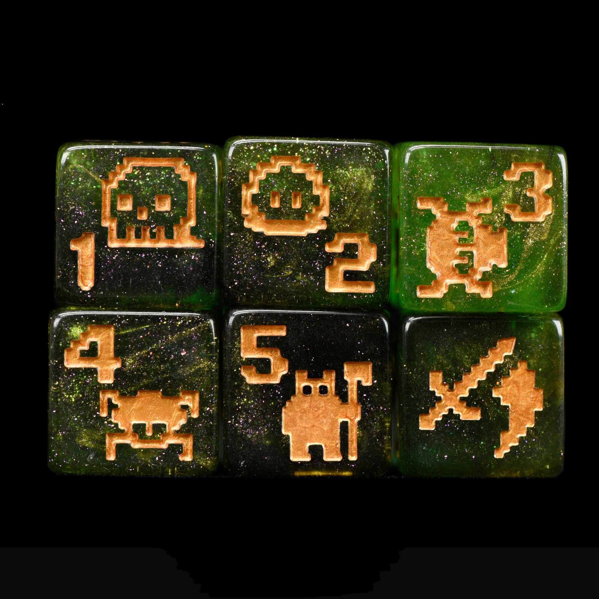 8BIT Quest Exclusive 12 Dice Set