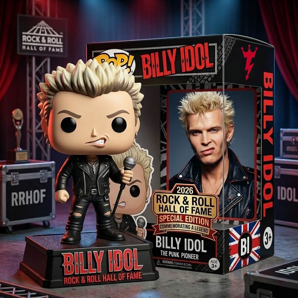 Billy Idol 2026 Rock & Roll Hall of Fame Inductee Commemorative POP! Figure