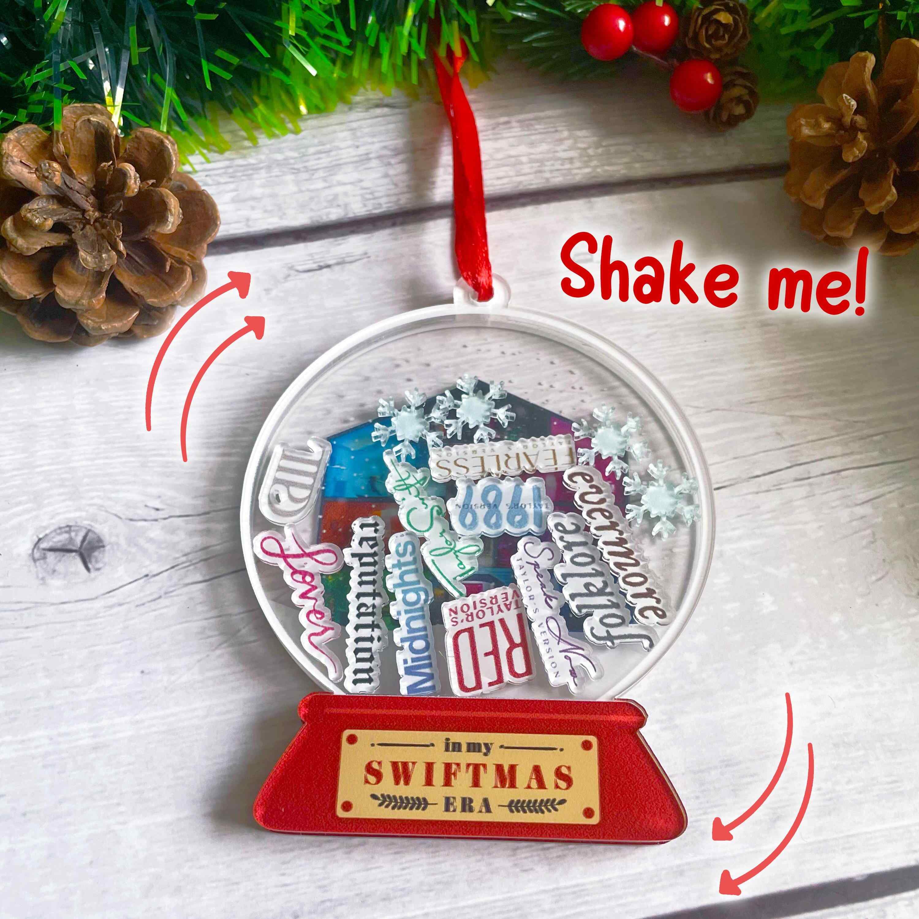 Swiftmas Shaker Ornament