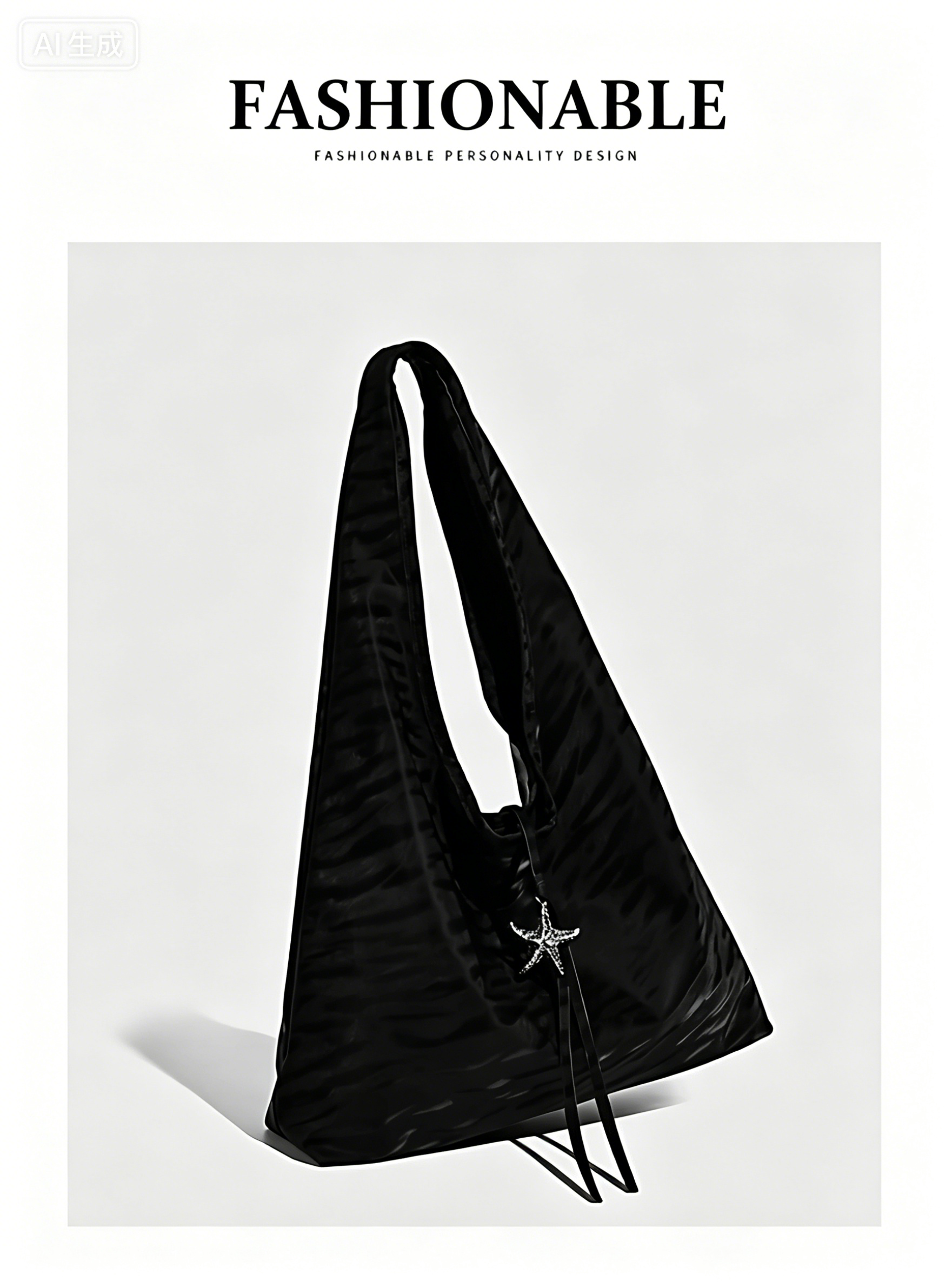 Fashionable womenbag with cowhide leather classic design