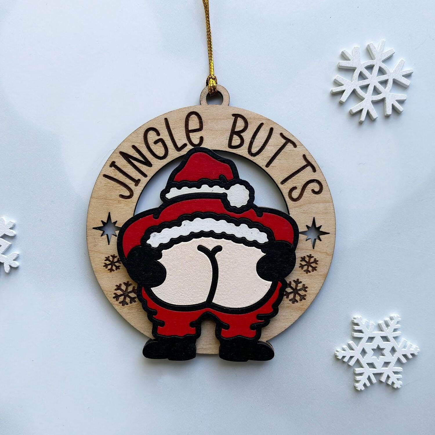 ✨Jingle Butts Ornament - Naughty & Nice Holiday Decor