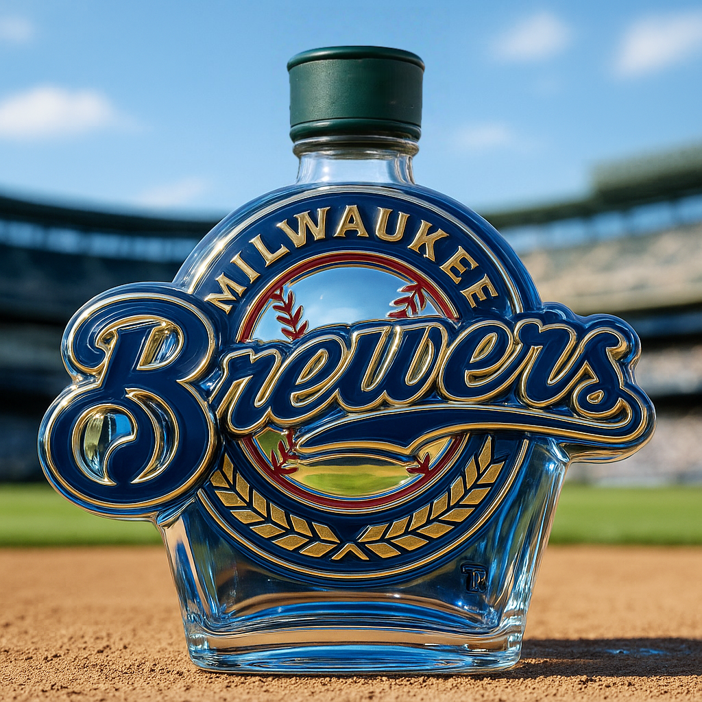 Milwaukee Brewers Commemorative Whiskey Bottle