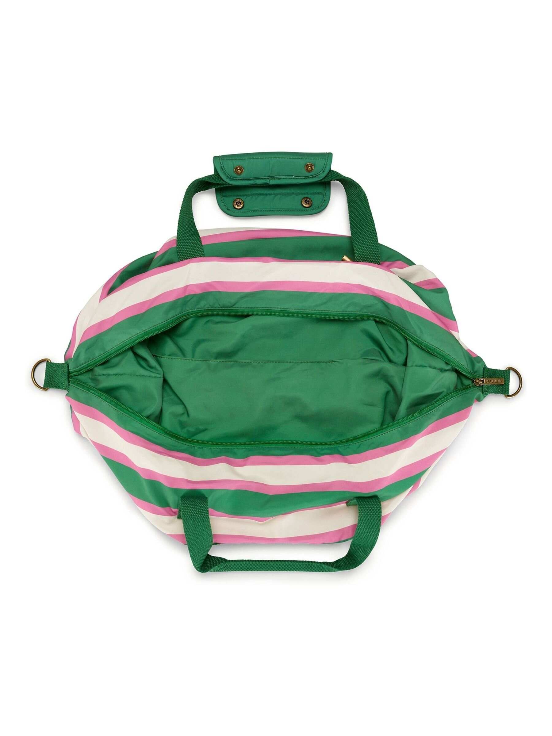 Green Resort Stripe Packaway - Duffle
