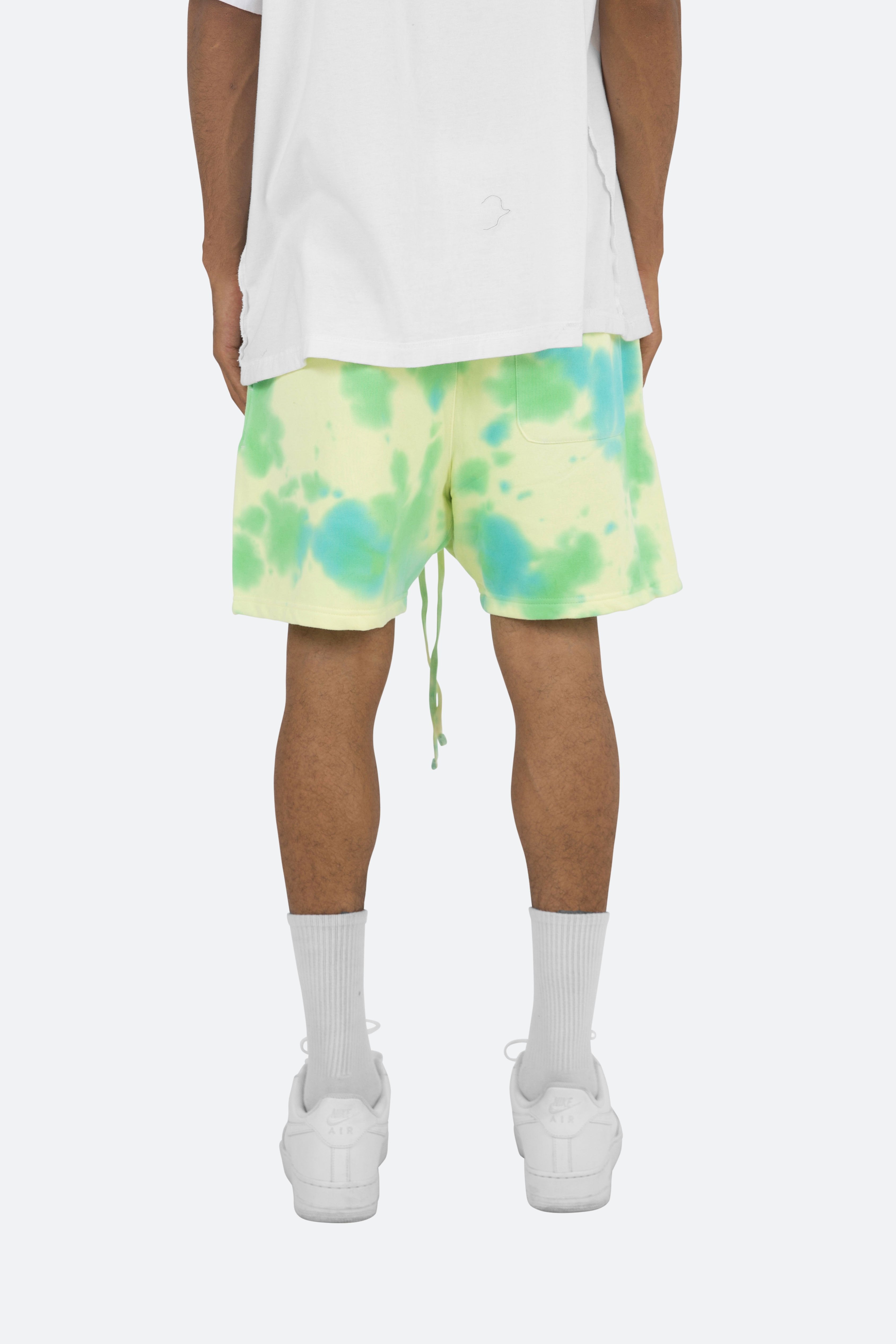 Dyed Every Day Sweatshorts - Yellow/Blue