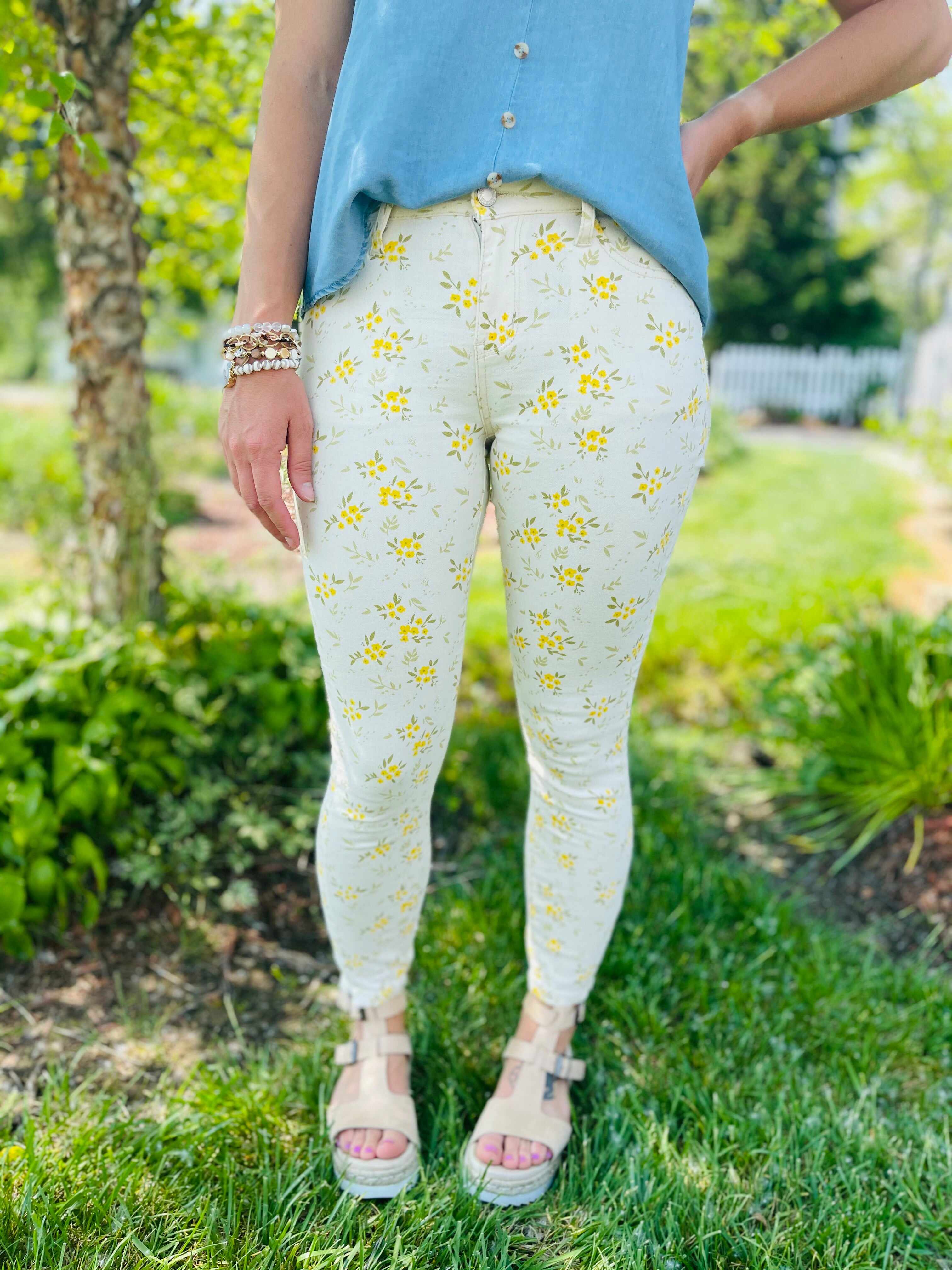 PLUS/REG Secret Garden Skinny Jeans