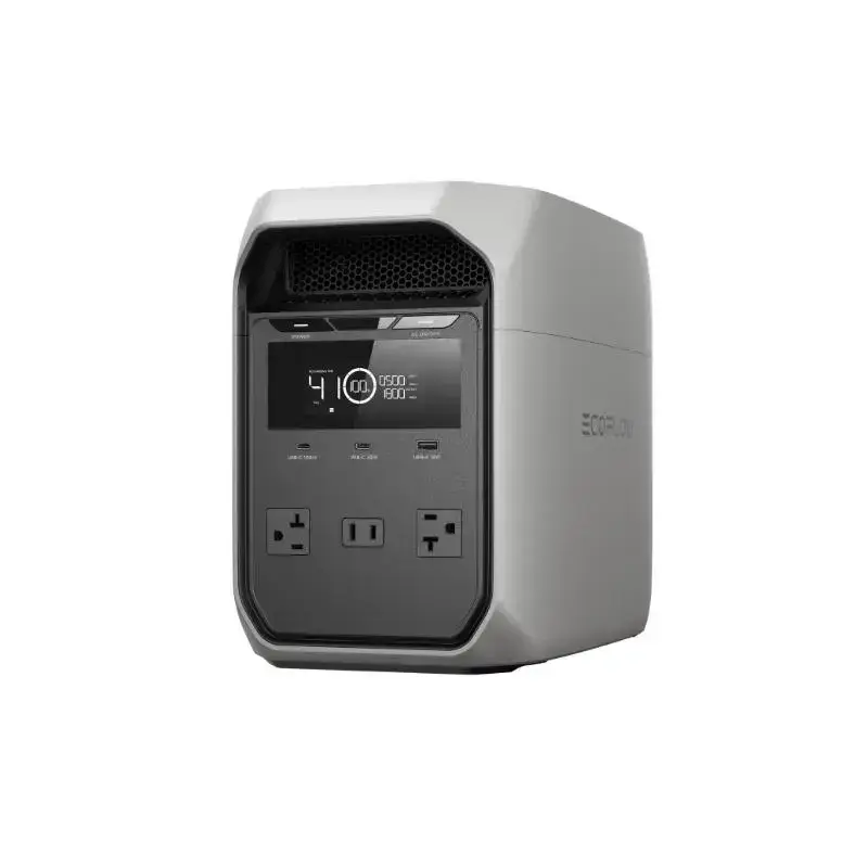 DELTA 3 Classic, 1024Wh LiFePO4 Battery, 1800W AC/100W USB-C Output, 1 Hr Fast Charge, Solar Generator for Home Backup, Camping & RVs