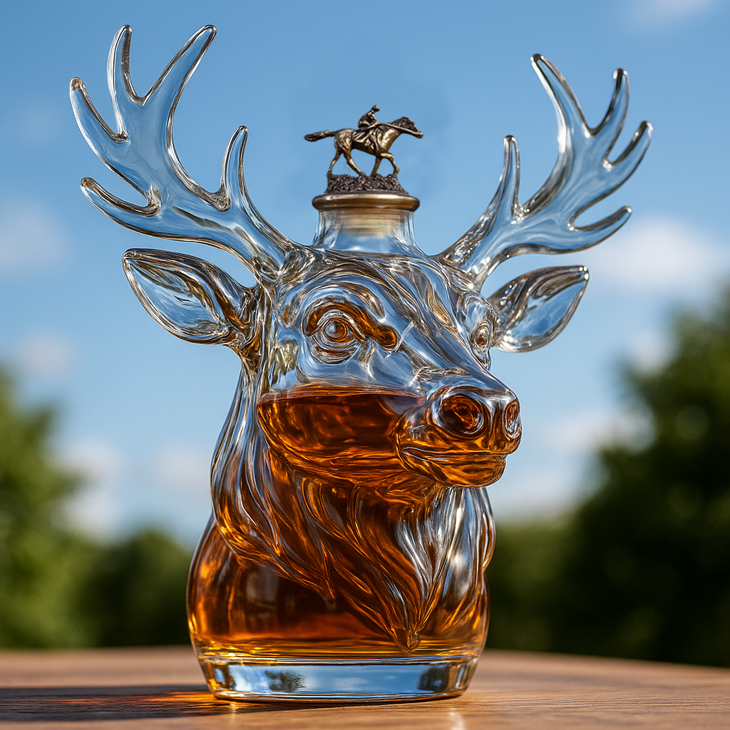 Christmas Reindeer Limited Edition Whiskey Bottle