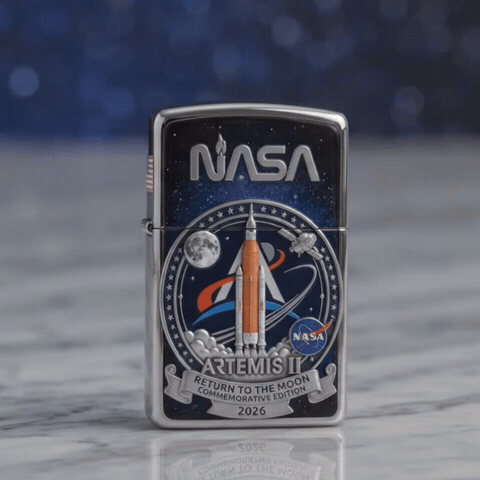 🌕 NASA Artemis II: Return to the Moon – Limited Edition Lighter 🔥