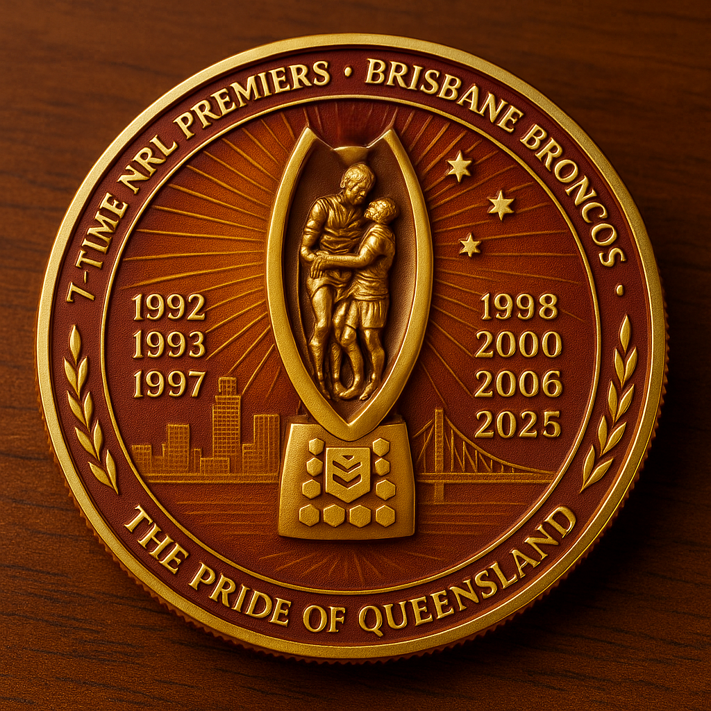 Brisbane Broncos 37th Anniversary Commemorative Coin