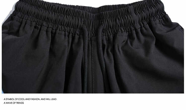Quick-drying Contrast Color Sports Shorts Training Fitness Casual Pants