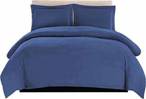 Duvet Cover Set 1800 Count Egyptian Cotton 3 Piece Luxury Soft 2 Pillow Shams. King Size