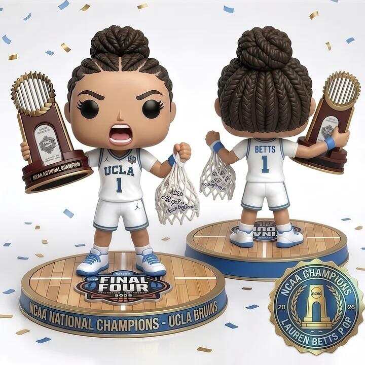 🏀🏆Lauren Betts Championship POP Figure – UCLA Bruins National Title Edition