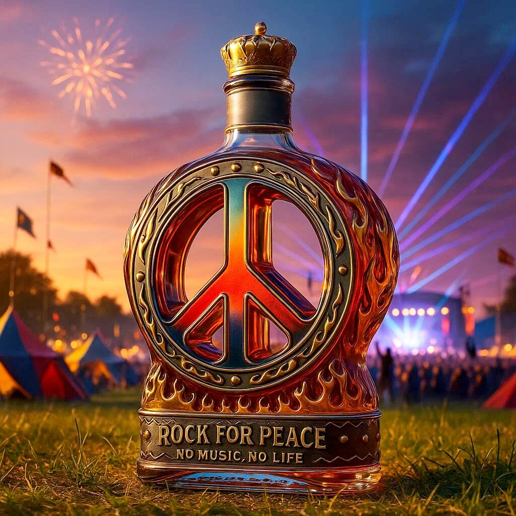 Rock for Peace – Limited Edition Whiskey Bottle