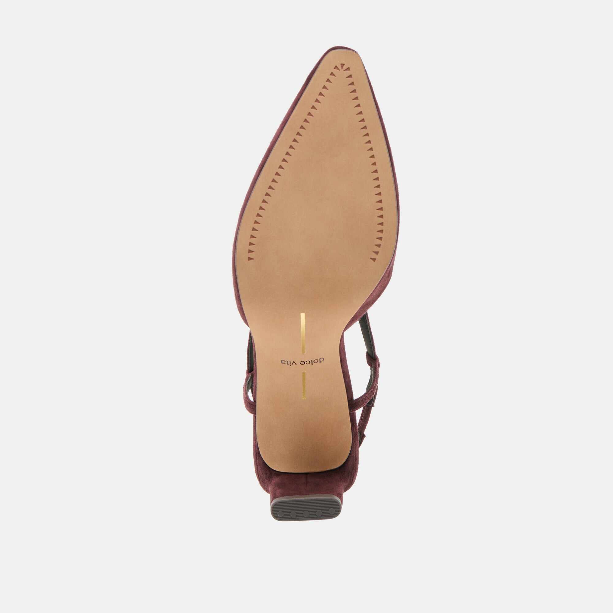 GINAY HEELS MULBERRY SUEDE