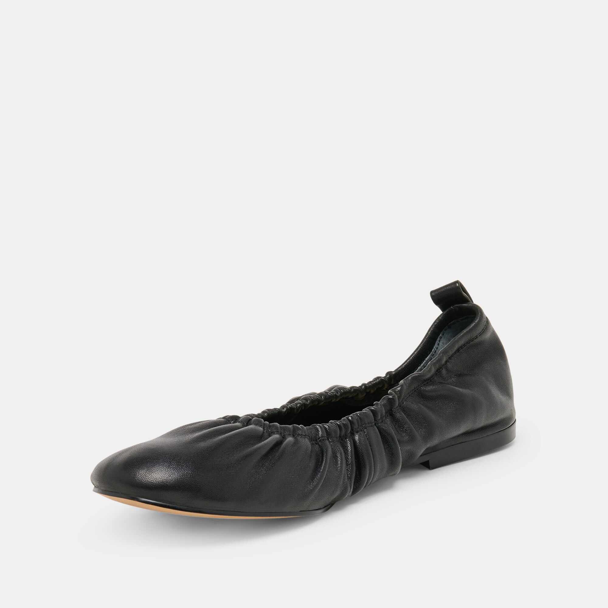 CONRAD BALLET FLATS BLACK LEATHER