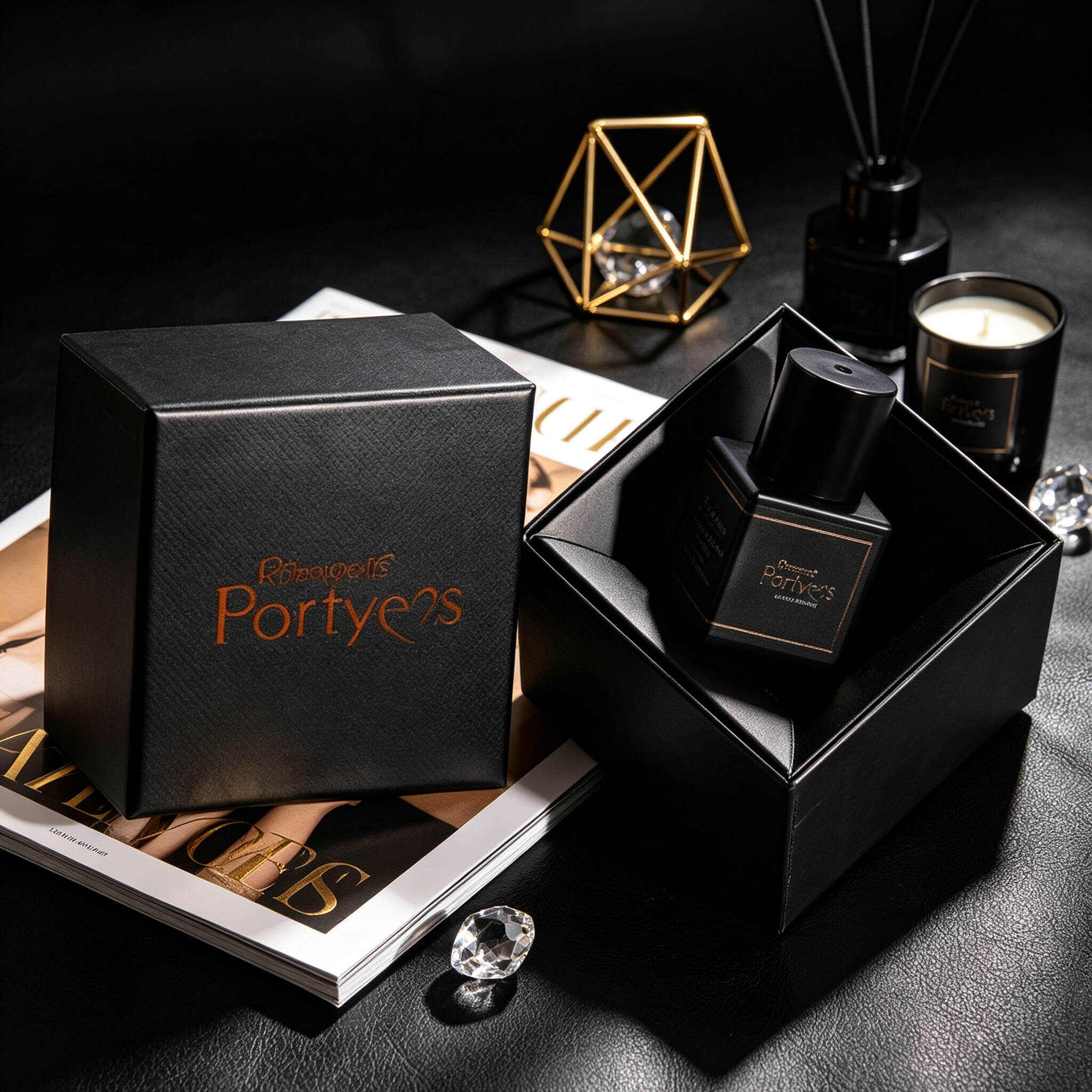 Romantic Party Flower Inner Perfume For Women 7 Scents Mini Square Fragrance
