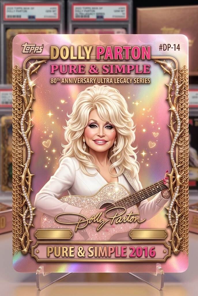 Dolly Parton 80th Anniversary Topps Ultra Premium Trading Cards