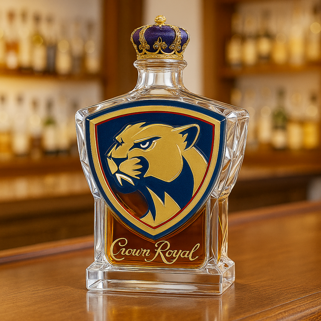 Florida Panthers Whiskey Bottle