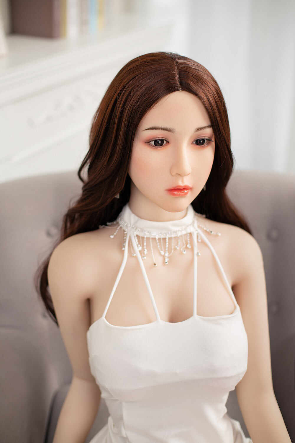 CA Stock - Qian 5ft41/ 165cm TPE Cheap Asian Big Boobs Sex Doll