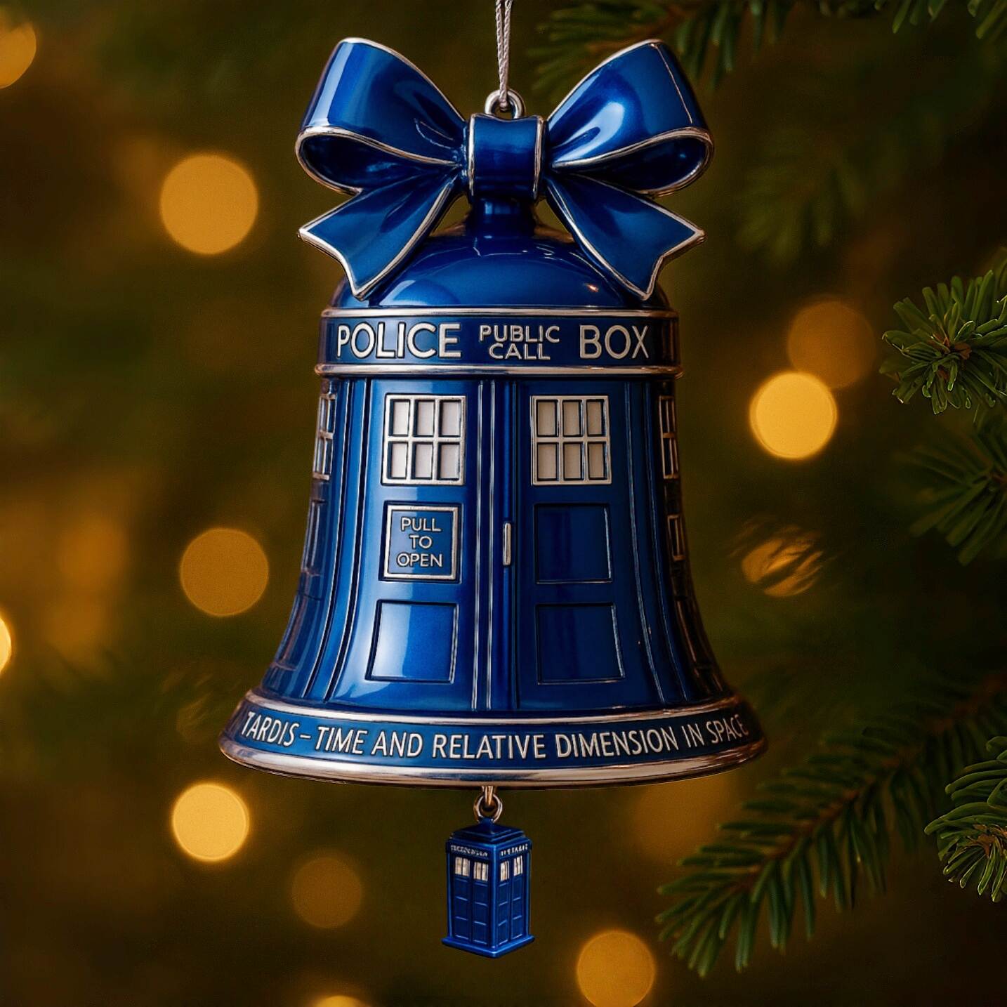 TARDIS Bell Ornament