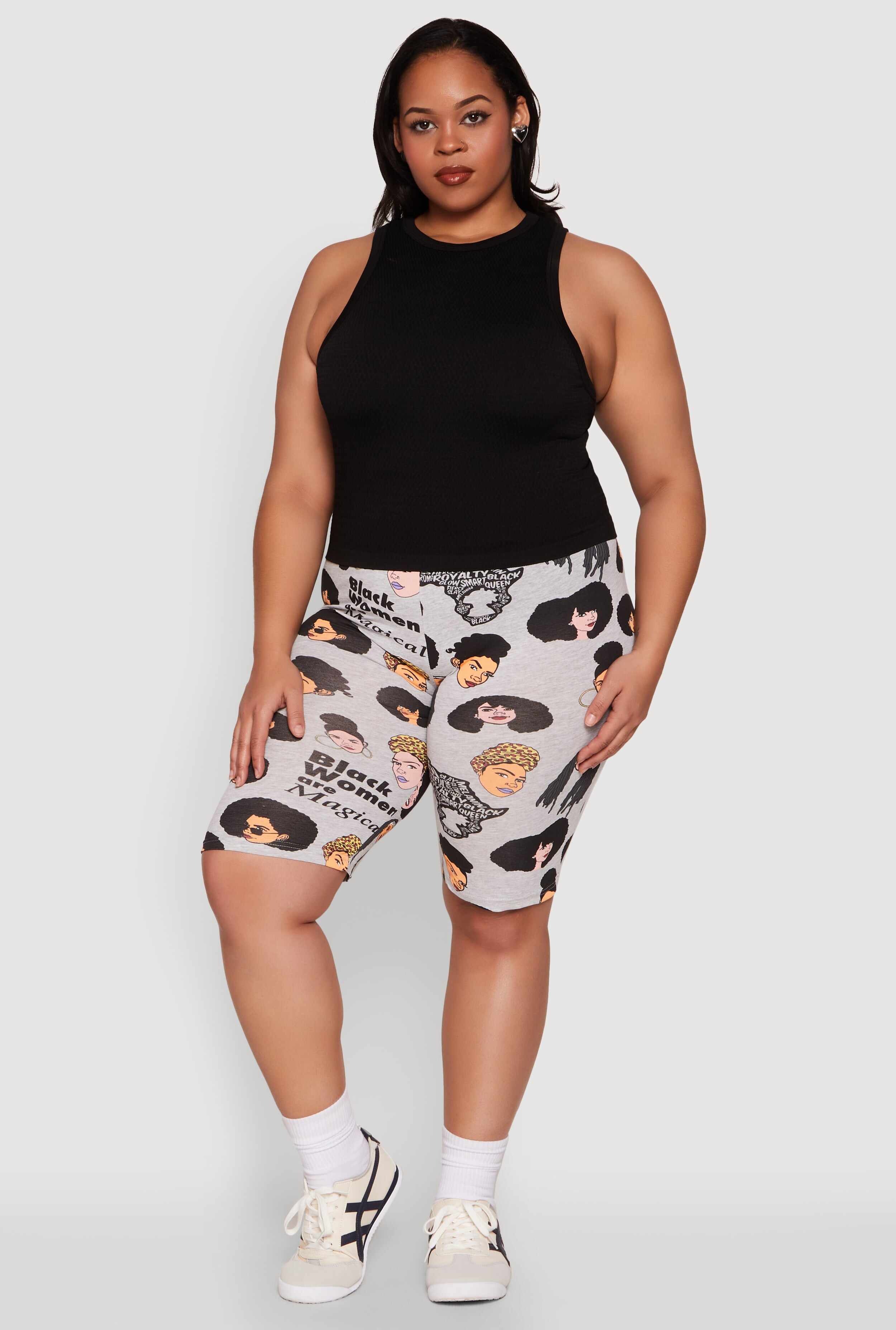 Plus Size Black Women Are Magical Biker Shorts