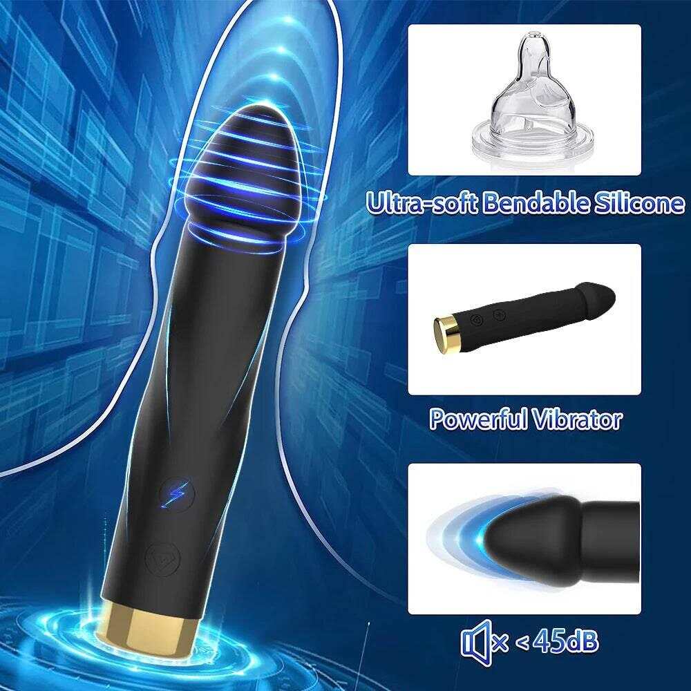 10-Mode Realistic Silicone Dildo Vibrator