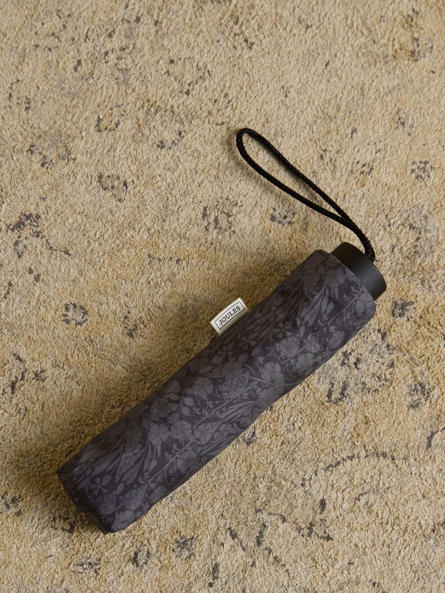 Rayne Black Printed Umbrella
